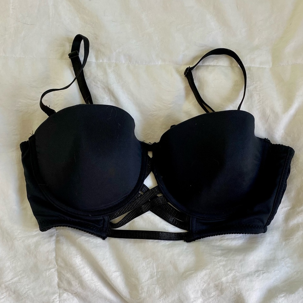 Convertible Black Bra